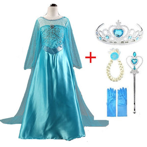 vestido princesa Elsa e Ana